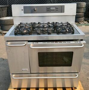 Kenmore Gas Range 790.75403202, 5 Burners, Convection Oven, Stainless Steel