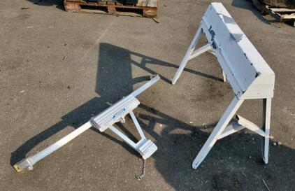 Werner AC78 Ladder Stabilizer with Sawhorse, QuickClick