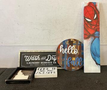 (5) Various Wall Decor