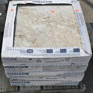(5) Boxes Of Marazzi Glazed Porcelain Tile- 18in x 18in