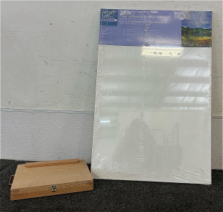 (1) Traditional Canvas (24 Inches X 36 Inches) And (1) Artist Supply Kit