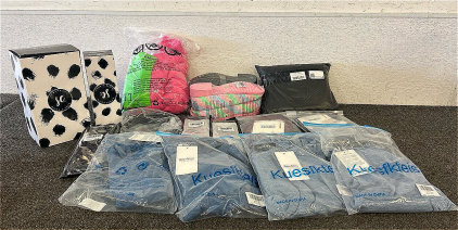 (4) Kursfkteis Shirts 2 Smalls And 2 Extra Larges, (2) Cups, (2) Cosplays Wigs, And More