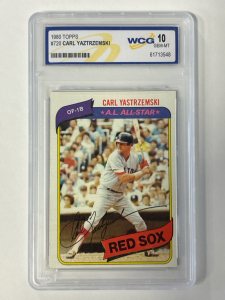 WCG 10 1980 Topps #720 Carl Yaztrzemski Graded Card