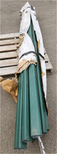 Skyline gutter downspouts, Powder-Coated, 8 ft Length