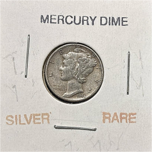 1944 RARE Silver Mercury Dime