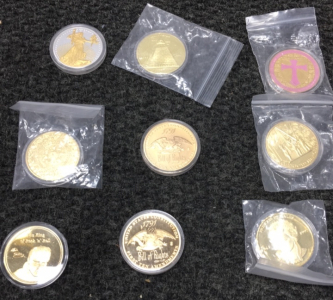 (9) Various Commemorative Coins