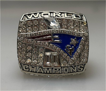 2001 New England Patriots Super Bowl World Champions Diamond Ring Size 11