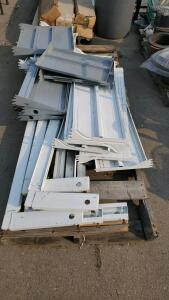 Pallet of Metal Shelving