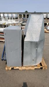 Galvanized Steel Ductwork And Metal Storage Rack
