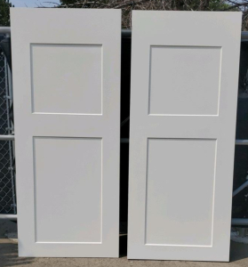 (2) Shaker-Style Doors 34"x 79"