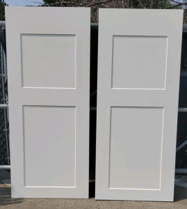 (2) Shaker-Style Doors 34"x 79"