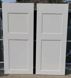 (2) Shaker-Style Doors 34"x 79"