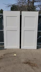 (2) Shaker-Style Doors 34"x 79"