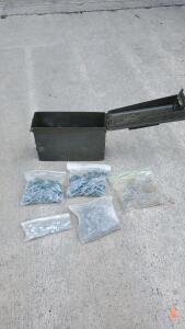 20+ Roof Nails Inside Metal Amno Box