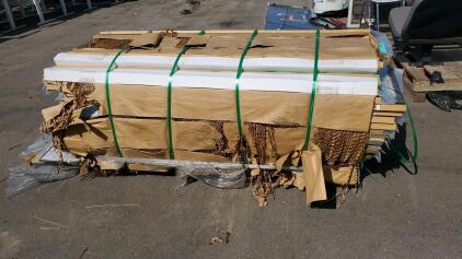 Vintage Wood Bark Wall Panel Pallet