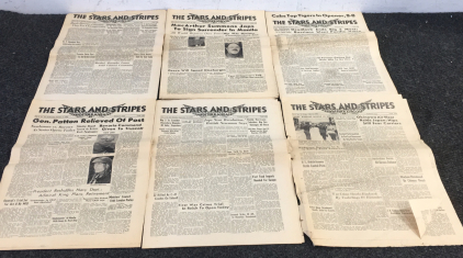The Stars And Stripes Mediterranean Newspaper 1945