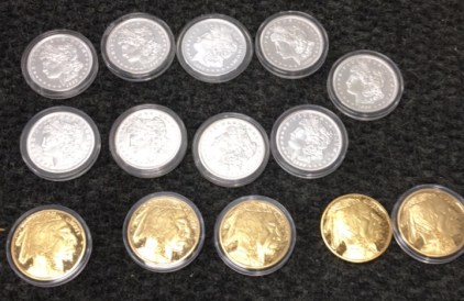 (9) 1889 CC Morgan Dollar *COPIES* and More