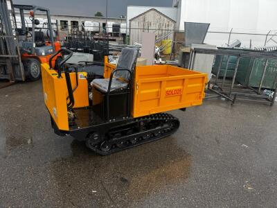 SDLANCH SDLD25 Mini Tracked Dump Vehicle (NEW) Has 3 Speed Transmission & Hydraulic Dump
