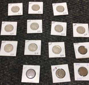 (10) Buffalo Nickels From 1918-1937 And More