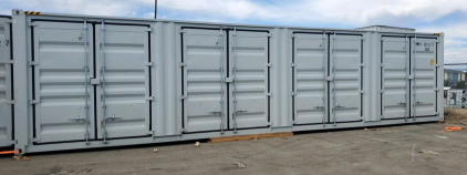 40' Conex Shipping Container With (4) Side Doors