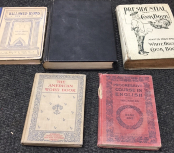 Presidential Cookbook 1903 And (4) More Antique Books