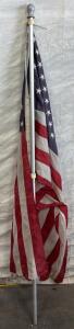 American Flag w/ Pole / 73&rdquo; H