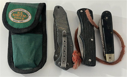 (2) Pocket Knives & (2) Multi Tools