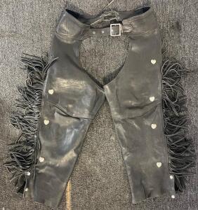 Kerr Leather Brand Real Leather Size XXL Chaps