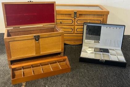 Shoe Shining Kit, Knife / Collectables Storage Case & Jewelry Box