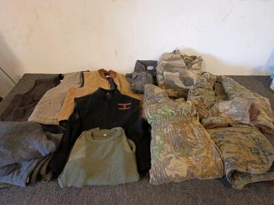 XL Camouflage Vests, Long Sleeve Shirts, Jackets And Hunting Gear From Brands Like Yellowstone, Carhartt And Cabela's