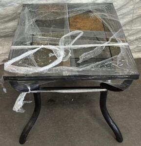 Small Stone-Topped Outdoor Table / 24&rdquo; LHW