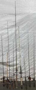 (9) Vintage Fishing Rods
