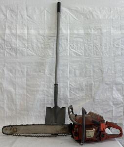 Husqvarna 365 Chainsaw & Shovel
