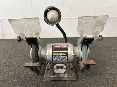 Craftsman 6" Bench Grinder (Powers On)