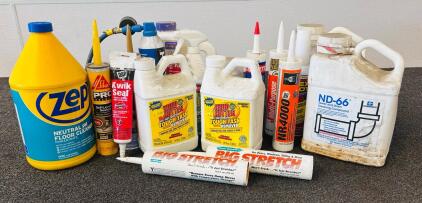 Indoor And Outdoor Use Chemicals: Floor Cleaner, Tough Task Remover, Caulking, Sewer And Drain Cleaning Compound And More