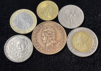 Variety Of Coins Including 1976 French Polynesia Coin, 1977 Australian Elizabeth II 1$ Coin, And More - 3