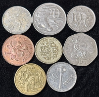 Variety Of Coins Including 1976 French Polynesia Coin, 1977 Australian Elizabeth II 1$ Coin, And More - 4