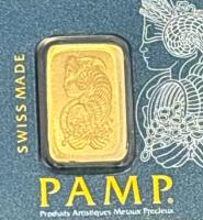 PAMP Suisse 1G Fine Gold 999.9 Bar