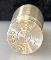 Silver Bullet 1oz Solid .999 Fine Silver 45cal. AG - 2