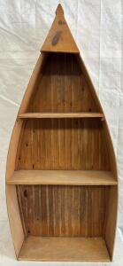 Canoe Shaped Shelves / 8&rdquo; L x 22&rdquo; W x 48&rdquo; H