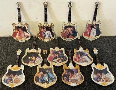 (11) Elvis Presley Limited Edition Guitar Plates
