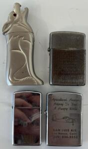 (4) Collectable Lighters