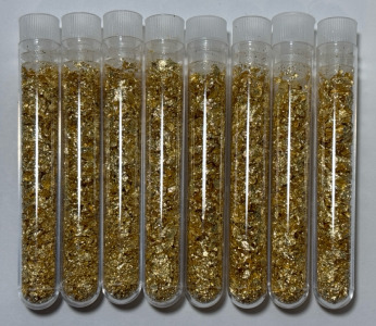 (8) Bottles Of Gold Flakes/Leaf