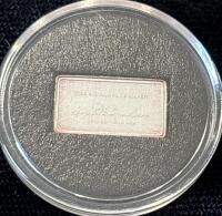 Angela M Buchanan 1000MG .999 Pure Silver 37th US Treasurers