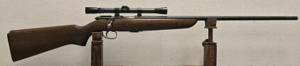 Remington Scoremaster 511-P Bolt-Action Rifle, .22 S/L/LR, Wood Stock, Scope