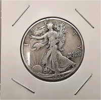 1943 Walking Liberty Half Dollar- 90% Silver