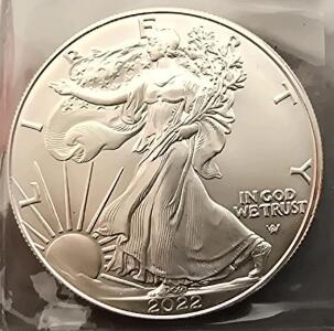 2022 Walking Liberty One Dollar Bullion Coin- 1oz Fine Silver