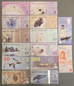 Collectible Arctic Polar Dollars- Beautiful Prints