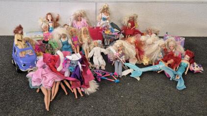 Barbie Bundle! Puzzle, Books, Cars, Barbie Clothes And More!
