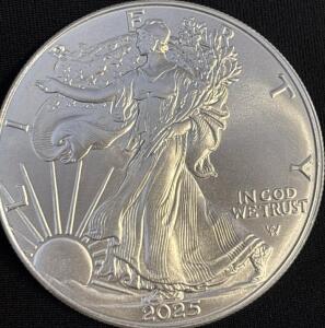 2025 American Eagle 1oz Fine Silver Dollar Coin